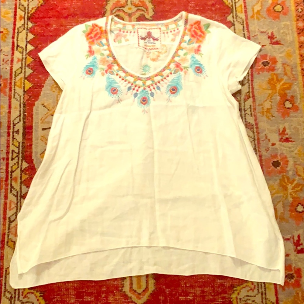 JOHNNY WAS tunic top